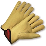 WestChester 9940KF Select Grain Pigskin Leather Flannel Lined Driver Gloves