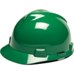 MSA V-Gard Helmet Protective Hard Caps Green