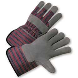 WestChester 858 Select Split Cowhide Palm Rubberized Cuff Gloves