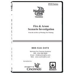 Fire & Arson Scenario Investigation Training DVD