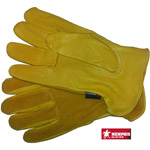 MCR 3505 Deerskin Leather Palm Gloves with Split Leather Back