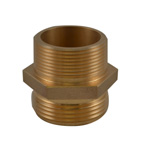 HDM-32 Nipples Hex Brass or Chrome Plated Finish