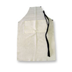 Chicago Protective 820-CL 30" Bib Apron with Plain Belly Patch
