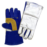 Chicago Protective SA2-ALUM Blue Leather and Aluminized Leather Impo