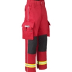 Lakeland EXPT16 FR Extrication Pants with Trim, 911 Series - Red