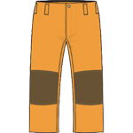 FireDex Wildland Fire Pants, NFPA - Standard, Nomex, Yellow