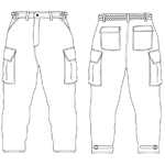 PGI 7500276-C4 Fireline Ground Pounder Classic Pants NFPA - Nomex - Green