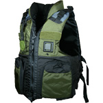 FirstWatch AV-800-GN Four Pocket Flotation Vests - Green