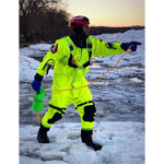 FirstWatch RS-1002 Cold Water Rescue Suit, Hi Vis Yellow - Large+ Universal