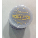 Simulaids 800-221 Grease Paint, Brown 2 Oz.