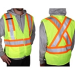 Majestic Fire VBGX-1000-X Vest, Class 2 (5-Point Breakaway), X-Back Reflective