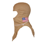 Majestic American Flag on PBI Gold NFPA Hood PAC II