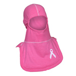 Majestic Pink POWER (Pink hood with White Ribbon) NFPA Hood PAC II