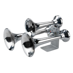 Wolo 850 Horn Set Siberian Express Chrome 12-Volt 152 Decibels 307/3