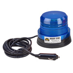 Wolo 3305-B Light Bright Star Blue Lens 12-Volt Magnet Mount