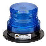 Wolo 3355P-B Light Bright Star Blue Lens 12-110-Volt Permanent Mount