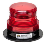 Wolo 3360P-R Light Bright Star Red Lens 12-110-Volt Permanent Mount