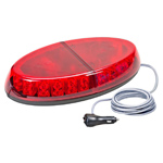 Wolo 3810M-R Light Wolo Beyond Red Lens 12-Volt Magnet Mount GEN 3 t