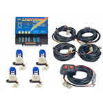 Wolo 8004-5BBBB Strobe Kit LIGHTNING 4 Blue Strobe Bulbs 12-24 Volt