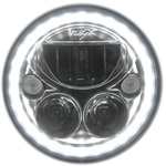 FireTech FT-7RD-HL Light Headlight 1 Round 7" Light White DOT