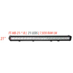 FireTech FT-MB-21-F-B Light Mini Brow Light 27" 21 LED 60 Degree Flo