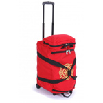R&B 197MC-W Gear Bag with Wheels and End Pocket - Red