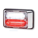 Federal Signal QL43C-RW FLASHING RED & WHT,SPLIT COLOR