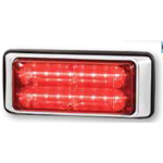 Federal Signal QL73C-RR FLASHING RED, CLR LENS,