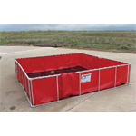 Husky ALF-600 Standard Folding Frame Tanks - 600 Gallons, Aluminum Frame