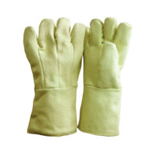 CPA 234-KVG 14" High Heat Five Finger Gloves, Wool Lined - 11 oz. Aramid Fiber Glass