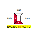 Federal Signal NVG10D-NFPA21-D 10" Navigator NFPA LightBar, Red Ligh