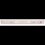 SoundOff ECVCSMLEDF 12" LED Utility Strip Light, Surface Mount - Whi