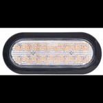 SoundOff ECVO62B2W-AFA 6" Oval Backup Light w/ Rubber Grommet &AMP S