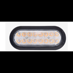 SoundOff EOVREBZA 6" Oval Recess Mount Light w/ Rubber Grommet - Cle