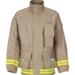 Lakeland EXCT20 FR Extrication Coats with Trim, 911 Series - Khaki - IN STOCK - ON SALE