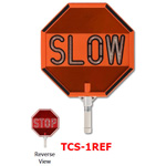Star TCS-1REF LED Stop/Slow Traffic Control Signs with Reflective Tape