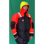 FirstWatch AC-1100-OB Flotation Coats - Orange and Black