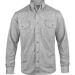 Lakeland ISHAT06 High Performance FR Knit Button-Up Shirt - Gray