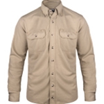 Lakeland ISHAT20 High Performance FR Knit Button-Up Shirt - Khaki