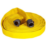 ATI 50H4RY50N Jafrib Fire Hose, 4" Dia, 50 ft, Yellow