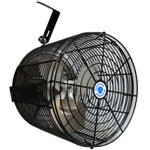 Schaefer Versa-Kool VK12-B 12" Circulation Fan, Cord, Mount, Black 1 PK