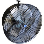 Schaefer Versa-Kool VK20-B 20" Circulation Fan, Cord, Mount, Black 1 PK