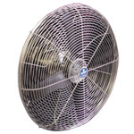 Schaefer 20CFO-VWDP 20" Washdown Duty Fan, Anodized Aluminum Motor, Stainless Steel OSHA Guards, Poly Blade 1 PK