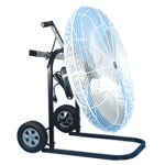 Schaefer 24FC 24" OSHA Cart Fan, White Fan 1 PK