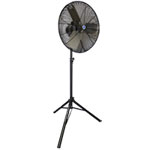 Schaefer Twister TW20B-TPQR 20" Oscillating Circulation Fan, Black OSHA Guards, Black Tripod Pedestal with Quick Release 1 PK