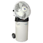 Schaefer VersaMist PVM18C Portable Misting Fan with Tank, Wheels, Handle and White 18" 3-Speed Fan 1 PK