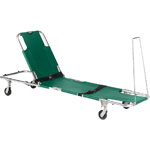 Junkin JSA-604-S Easy-Fold Wheeled Stretchers with Adjustable Back