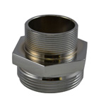 South Park HDM3220AC 2.5 NPT M X 2.5 NST M Nipples Hex Brass or Chrome