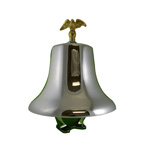 South Park FB1210-GE Fire Truck Bell with Gold Eagle and Chrome Hardware