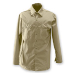 Chicago Protective 625-USK 7 oz. Khaki Ultra Soft FR Work Shirt